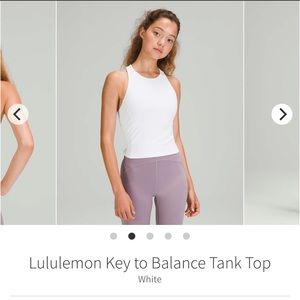Lululemon key to balance tank